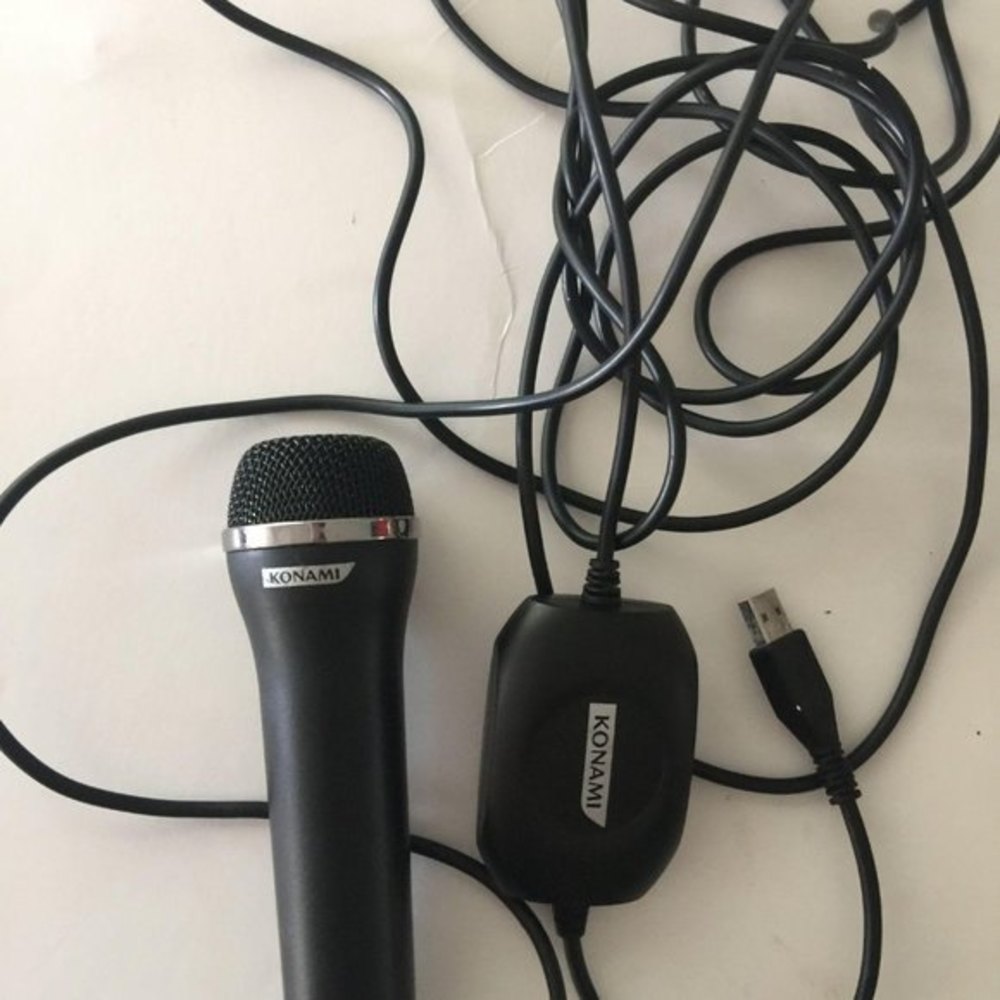 Karoke Sing Usb Konami Microphone Playstation Nint